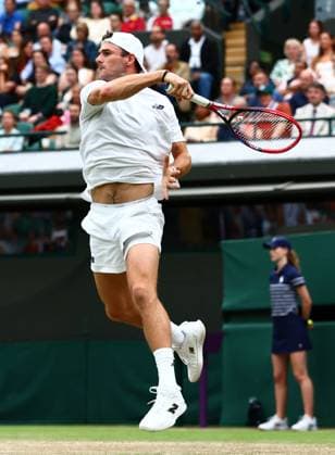 Tommy Paul of USA Wimbledon Tennis Championships, Day 9, The All England Lawn Tennis and Croquet Club, London, UK - 09 Jul 2024  Copyright: xJamesxMarsh Shutterstockx 14577170bq