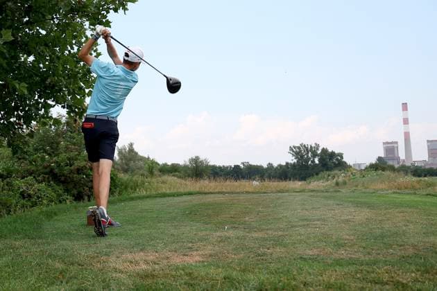 GOLF - European Boys Team Championship ATZENBRUGG,AUSTRIA,09.JUL.24 - GOLF - European Boys Team Championship, Diamond Country Club, round 1. Image shows Stephan Csoengei (AUT).  GEPAxpictures xHansxOberlaender