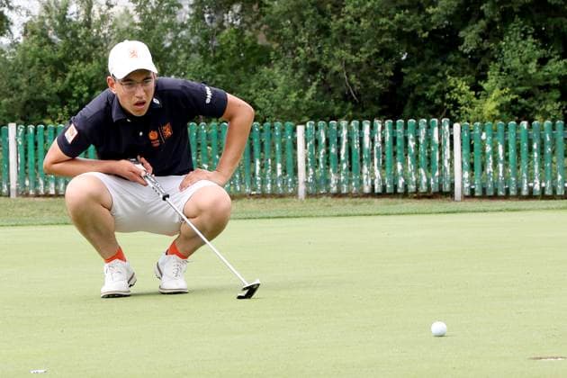 GOLF - European Boys Team Championship ATZENBRUGG,AUSTRIA,09.JUL.24 - GOLF - European Boys Team Championship, Diamond Country Club, round 1. Image shows Denny Kloeth (NLD).  GEPAxpictures xHansxOberlaender
