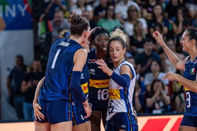 Paola Egonu (Italy) during Women s Test Match - Italy vs Serbia, Volleyball Test Match in Florence, Italy, July 09 2024  Copyright: xSaraxEsposito IPAxSportx xipa-agx xx IPA_47858682 IPA_Agency_IPA47858682