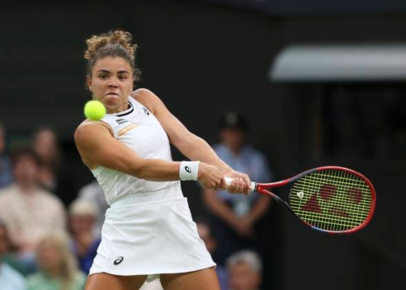Jasmine Paolini Tennis - Wimbledon 2024 - Grand Slam ITF ATP, Tennis Herren WTA, Tennis Damen - AELTC - London - - Great Britain - 9 July 2024. Copyright: xJuergenxHasenkopfx