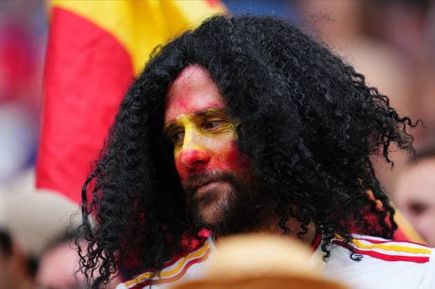 GER: Spain v France. UEFA EURO, EM, Europameisterschaft,Fussball 2024 Spain fan™s Marc Cucurella during the UEFA Euro 2024 match between Spain and France, Semi-finals, played at Allianz Arena Stadium on July 9, 2024 in Munich, Germany. kpng Copyright: xBaguxBlancox xPRESSINPHOTOx PS_240709_ESP_FRA_506