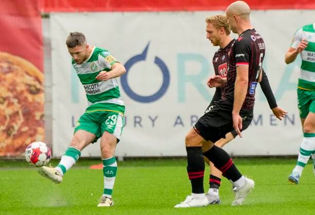 UEFA Europa Conference League First Qualifying Round First Leg, Vikingsvöllur, Reykjavik, Iceland 9 7 2024 Vikingur Reykjavik vs Shamrock Rovers Rovers™ Jack Byrne Jack Byrne 9 7 2024  Copyright: x INPHO EyÃ¾orxÃrnasonx _DSC4036