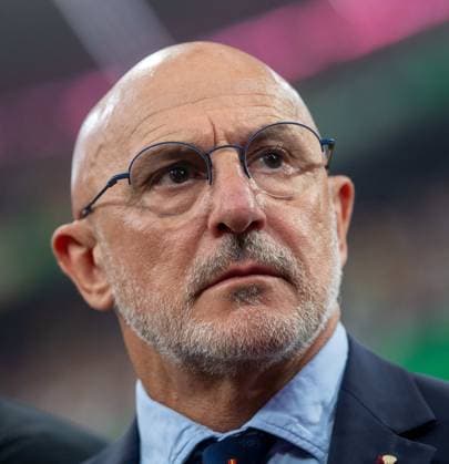 Fussball, Herren, Saison 2023 24, UEFA EURO, EM, Europameisterschaft,Fussball EM 2024, Halbfinale in München, Spanien - Frankreich, Trainer Luis de la Fuente (Spanien), 09.07. 2024, Copyright: xSebastianxRäppold MatthiasxKochx