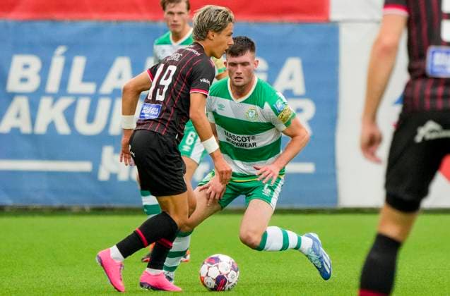 UEFA Europa Conference League First Qualifying Round First Leg, Vikingsvöllur, Reykjavik, Iceland 9 7 2024 Vikingur Reykjavik vs Shamrock Rovers Rovers™ Joshua Honohan Joshua Honohan 9 7 2024  Copyright: x INPHO EyÃ¾orxÃrnasonx _DSC4089