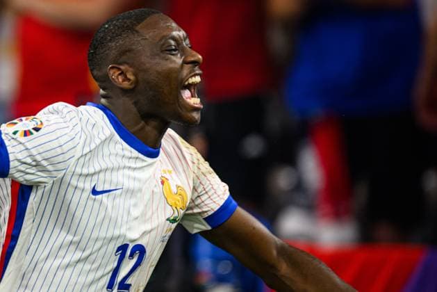 MUENCHEN, GERMANY - 9 JULY, 2024: Randal Kolo Muani, The football match of EURO 2024 semi-final Spain vs France at Muenchen Arena  Copyright: xVITALIIxKLIUIEVx