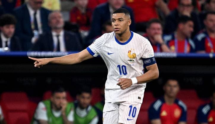 Fussball Euro 2024 Halbfinale 09.07.2024 Spanien - Frankreich Kylian Mbappe (Frankreich)