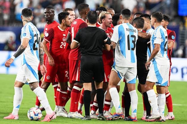 RECORD DATE NOT STATED Copa America USA 2024 Argentina 2-0 Canada - Semifinal Liam Millar of Canada during the CONMEBOL Copa America 2024 Semi-final match between Argentina and Canada, at MetLife Stadium, on July 09, 2024 in East Rutherford, New Jersey, United States. EAST RUTHERFORD NEW JERSEY UNITED STATES  Copyright: xDavidxLeahx 20240709213135_CA_SF_2024_ARG_CAN_MILLAR317