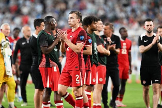 RECORD DATE NOT STATED Copa America USA 2024 Argentina 2-0 Canada - Semifinal Alistair Johnston of Canada during the CONMEBOL Copa America 2024 Semi-final match between Argentina and Canada, at MetLife Stadium, on July 09, 2024 in East Rutherford, New Jersey, United States. EAST RUTHERFORD NEW JERSEY UNITED STATES  Copyright: xDavidxLeahx 20240709213326_CA_SF_2024_ARG_CAN_JOHNSTON338
