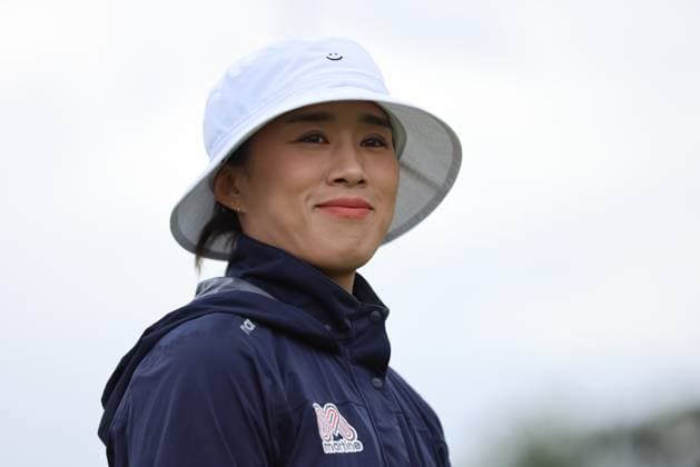 EVIAN-LES-BAINS, FRANCE - 09.07.2024: Amy Yang (KOR) of The Amundi Evian Championship at the Evian Resort Golf Club on July 09, 2023 in Evian-les-Bains, France.