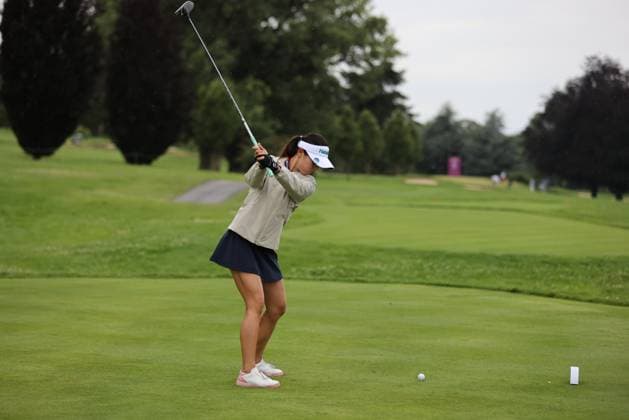 EVIAN-LES-BAINS, FRANCE - 09.07.2024: Lydia Ko (New Zealand) of The Amundi Evian Championship at the Evian Resort Golf Club on July 09, 2023 in Evian-les-Bains, France.