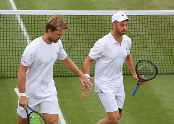 Kevin Krawietz und Tim Puetz, Herren Doppel Tennis - Wimbledon 2024 - Grand Slam ITF ATP, Tennis Herren WTA, Tennis Damen - AELTC - London - - Great Britain - 10 July 2024. Copyright: xJuergenxHasenkopfx