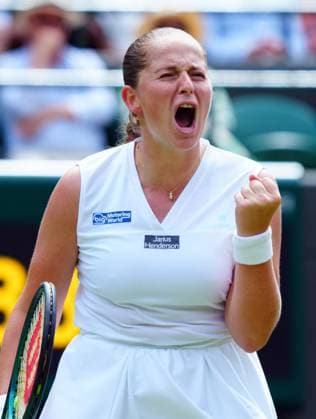 Jelena Ostapenko celebrates during her quarter final match Wimbledon Tennis Championships, Day 10, The All England Lawn Tennis and Croquet Club, London, UK - 10 Jul 2024  Copyright: xJavierxGarcia Shutterstockx 14578617ca