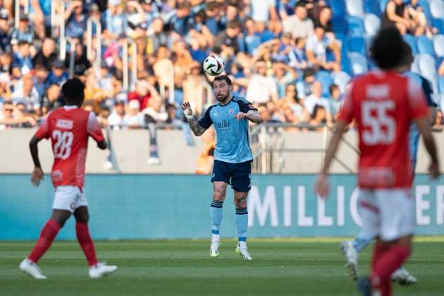 Guram Kashia during UEFA Champions league preliminary round match, SK Slovan Bratislava - FC Struga, 10. july 2024 Copyright: xMICHALxFAJT,ZOSPORTU.SKx FAJ_1825