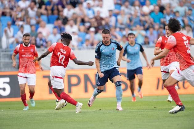 Robert Mak during UEFA Champions league preliminary round match, SK Slovan Bratislava - FC Struga, 10. july 2024 Copyright: xMICHALxFAJT,ZOSPORTU.SKx FAJ_2014