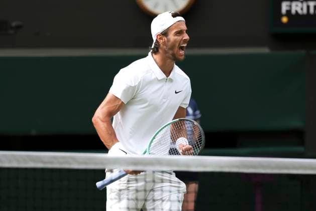 Lorenzo Musetti (ITA) Tennis - Wimbledon 2024 - Grand Slam ITF ATP, Tennis Herren WTA, Tennis Damen - AELTC - London - - Great Britain - 10 July 2024. Copyright: xJuergenxHasenkopfx