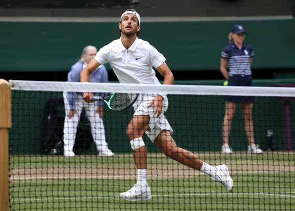 Lorenzo Musetti (ITA) Tennis - Wimbledon 2024 - Grand Slam ITF ATP, Tennis Herren WTA, Tennis Damen - AELTC - London - - Great Britain - 10 July 2024. Copyright: xJuergenxHasenkopfx
