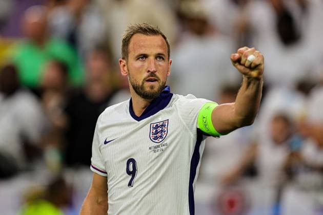 Netherlands v England Euro 2024 10 07 2024. Semi Final Goal 1-1 Harry Kane of England scores a goal and celebrates during the Euro 2024 semi-final match between Netherlands and England at BVB Stadion, Dortmund, Germany on 10 July 2024. Editorial use only , Copyright: xNigelxKeenex PSI-19938-0026