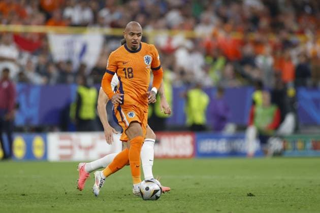 DORTMUND, 10-07-2024, BVB Stadium , European Football Championship Euro2024, Semi finals match no.50 between Netherlands and England. Netherlands player Donyell Malen Netherlands - England (Euro2024)  x25729776x Copyright:
