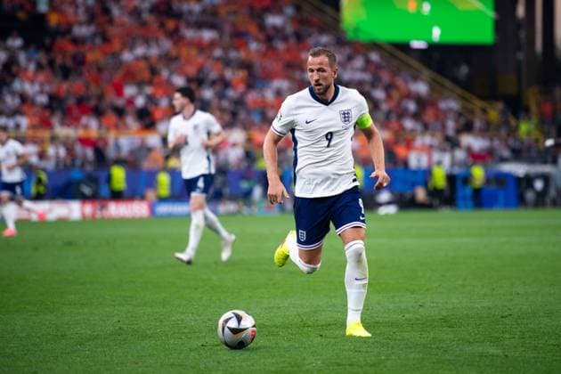 Harry Kane (England, 09) am Ball, GER, Netherlands (NED) vs England (ENG), Fussball Europameisterschaft, UEFA EURO, EM, Europameisterschaft,Fussball 2024, Semifinal, 10.07.2024 GER, Netherlands (NED) vs England (ENG), Fussball Europameisterschaft, UEFA EURO 2024, Semifinal, 10.07.2024 Dortmund Copyright: xEibner-Pressefoto Memmlerx EP_MMR
