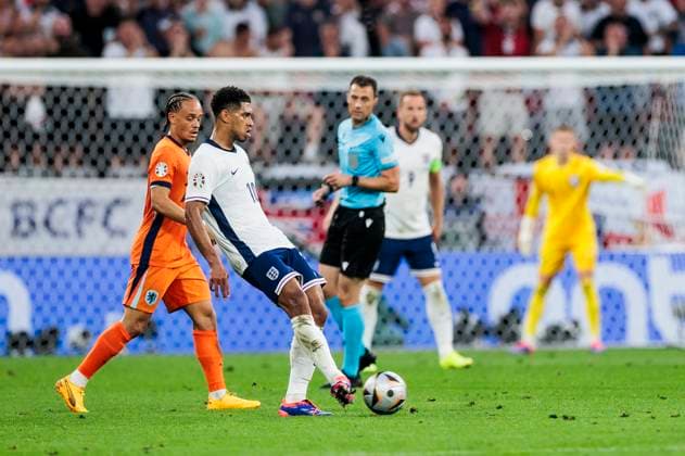 UEFA EURO, EM, Europameisterschaft,Fussball 2024: Niederlande - England; 10.07.2024 Jude Bellingham (England, 10). UEFA EURO 2024: Niederlande - England; BVB Stadion Dortmund, Dortmund am 10.07.2024 Copyright: xBEAUTIFULxSPORTS Wunderlx