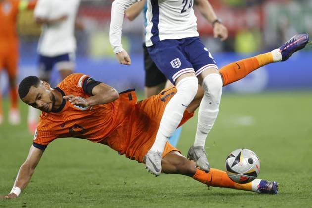 DORTMUND, 10-07-2024, BVB Stadium , European Football Championship Euro2024, Semi finals match no.50 between Netherlands and England. Netherlands player Cody Gakpo Netherlands - England (Euro2024)  x25730223x Copyright: