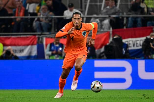 Virgil van Dijk 4 (Niederlande), Niederlande vs. England, Fussball, UEFA EURO, EM, Europameisterschaft,Fussball 2024, Halbfinale, 10.07.2024 Dortmund Nordrhein-Westfalen Deutschland