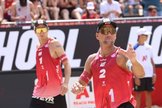 BEACHVOLLEYBALL - Beach Pro Vienna VIENNA,AUSTRIA,11.JUL.24 - Beach volleyball, Beachvolleyball - A1 Beach Pro Vienna. Image shows Alexander Horst (AUT).  GEPAxpictures xMathiasxMandl