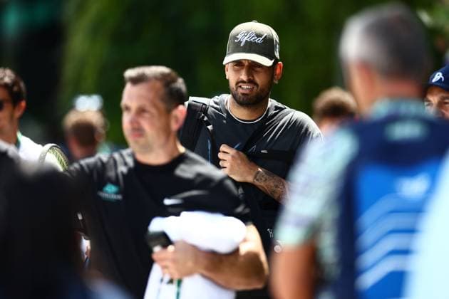 Nick Kyrgios Wimbledon Tennis Championships, Day 11, The All England Lawn Tennis and Croquet Club, London, UK - 11 Jul 2024  Copyright: xJamesxMarsh Shutterstockx 14580282w
