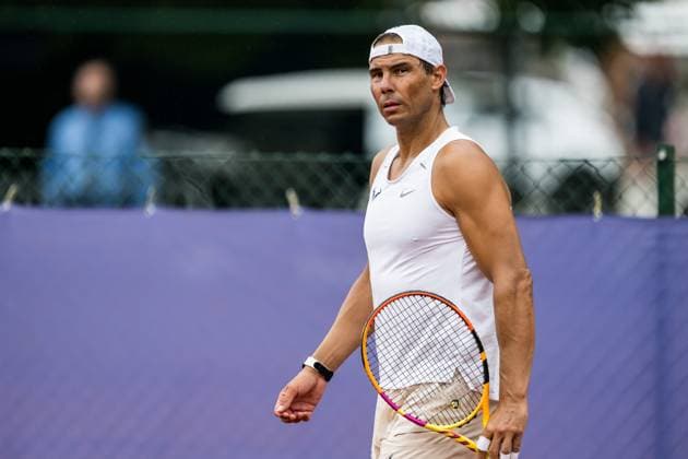 240711 Rafael Nadal of Spain during a training session ahead of Nordea Open Tennis tournament on July 11, 2024 in Bastad. Photo: Niclas Jönsson BILDBYRAN COP 273 NO0277 tennis atp250 nordea open bastad training bbeng Copyright: NICLASxJÖNSSON BB240711NO066