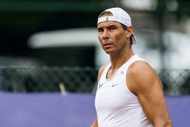 240711 Rafael Nadal of Spain during a training session ahead of Nordea Open Tennis tournament on July 11, 2024 in Bastad. Photo: Niclas Jönsson BILDBYRAN COP 273 NO0277 tennis atp250 nordea open bastad training bbeng Copyright: NICLASxJÖNSSON BB240711NO067