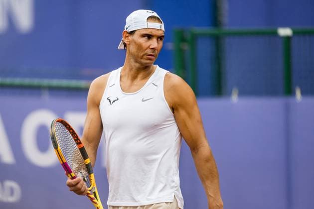 240711 Rafael Nadal of Spain during a training session ahead of Nordea Open Tennis tournament on July 11, 2024 in Bastad. Photo: Niclas Jönsson BILDBYRAN COP 273 NO0277 tennis atp250 nordea open bastad training bbeng Copyright: NICLASxJÖNSSON BB240711NO087
