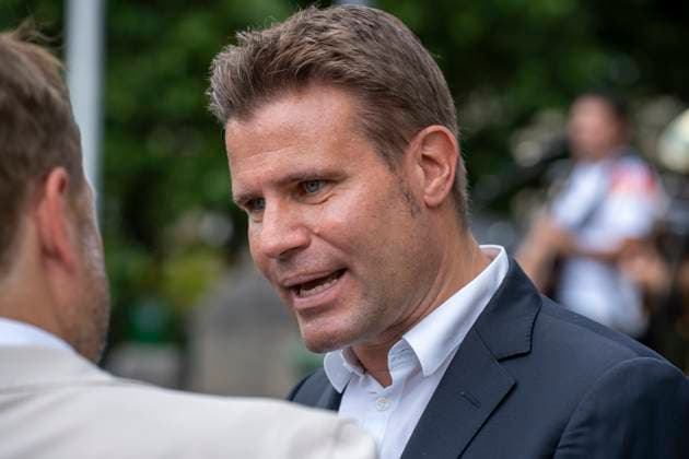 Munich, Bavaria, Germany: 11 July 2024: Portrait of Felix Brych UEFA soccer referee at the award ceremony for the volunteers of the UEFA EURO, EM, Europameisterschaft,Fussball 2024 European Championship, EM, Europameisterschaft in Germany in Munich in the lower Hofgarten.