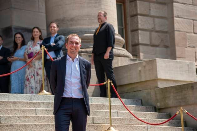 Munich, Bavaria, Germany: July 11, 2024: Philipp Lahm soccer player and ambassador of the European Championship, EM, Europameisterschaft 2024 at the award ceremony for the volunteers of the UEFA EURO, EM, Europameisterschaft,Fussball 2024 European Championship in Germany in Munich in the lower Hofgarten.