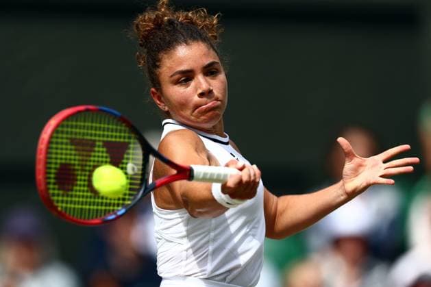 Jasmine Paolini during her semi final match Wimbledon Tennis Championships, Day 11, The All England Lawn Tennis and Croquet Club, London, UK - 11 Jul 2024  Copyright: xJamesxMarsh Shutterstockx 14580282cp