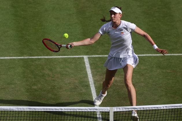 Elena Rybakina of Kazakhstan Wimbledon Tennis Championships, Day 11, The All England Lawn Tennis and Croquet Club, London, UK - 11 Jul 2024  Copyright: xEllaxLing Shutterstockx 14580284av