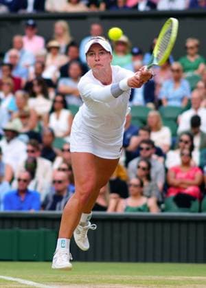 Barbora Krejcikova during her semi final match Wimbledon Tennis Championships, Day 11, The All England Lawn Tennis and Croquet Club, London, UK - 11 Jul 2024  Copyright: xJavierxGarcia Shutterstockx 14580280gq