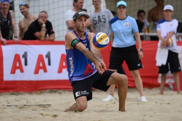 Beach Pro Tour - Elite 16 Vienna, 11.07.2024, Wien Clemens Wickler (GER); Beach Pro Tour - Elite 16 Vienna, Wien am 11.07.2024 Copyright: xBEAUTIFULxSPORTS PeterxWeberx