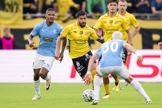 240711 Rami Kaib of Elfsborg during the UEFA Europa League qualification match between Elfsborg and Pafos on July 11, 2024 in Boras. Photo: Jörgen Jarnberger BILDBYRAN COP 112 JJ0379 fotboll football soccer fotball uefa europa league kval qualifying round qualification elfsborg pafos bbeng Copyright: JÖRGENxJARNBERGER BB240711JJ061