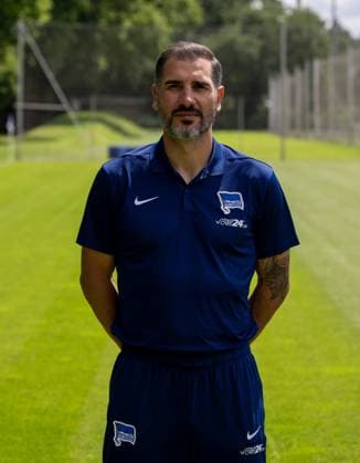 Trainer Cristian Fiel; Hertha BSC; 2. Bundesliga, Porträttermin 2024 2025, 11.07. 2024,