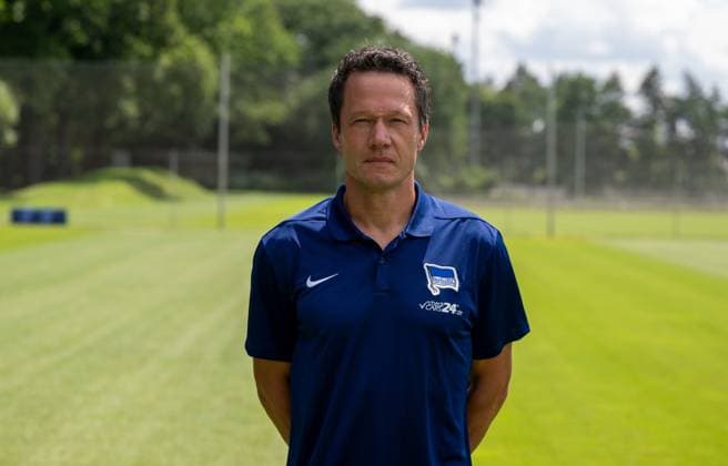 Athletik-Trainer Henrik Kuchno; Hertha BSC; 2. Bundesliga, Porträttermin 2024 2025, 11.07. 2024,