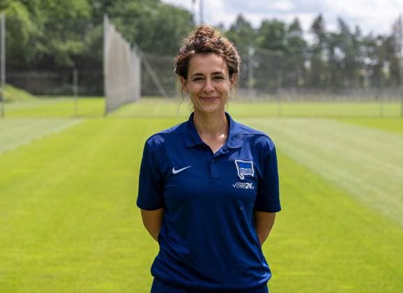Anne Kaube; Physiotherapeutin Hertha BSC; 2. Bundesliga, Porträttermin 2024 2025, 11.07. 2024,