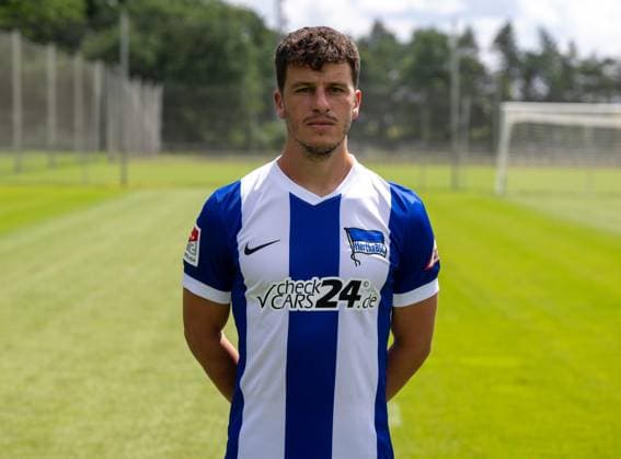 Diego Demme; Hertha BSC; 2. Bundesliga, Porträttermin 2024 2025, 11.07. 2024,