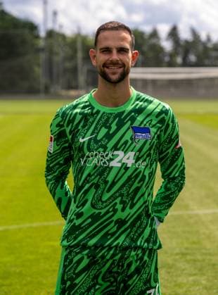 Torwart Marius Gersbeck; Hertha BSC; 2. Bundesliga, Porträttermin 2024 2025, 11.07. 2024,