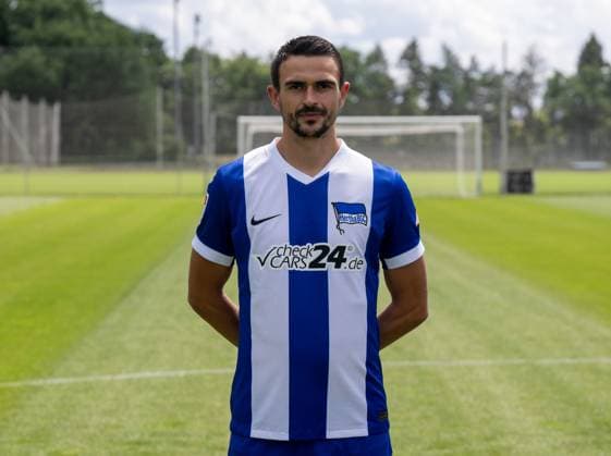 Smail Prevljak; Hertha BSC; 2. Bundesliga, Porträttermin 2024 2025, 11.07. 2024,
