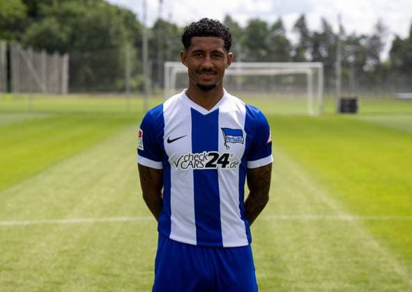 Jeremy Dudziak; Hertha BSC; 2. Bundesliga, Porträttermin 2024 2025, 11.07. 2024,