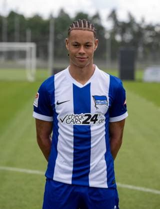 Derry Scherhant; Hertha BSC; 2. Bundesliga, Porträttermin 2024 2025, 11.07. 2024,