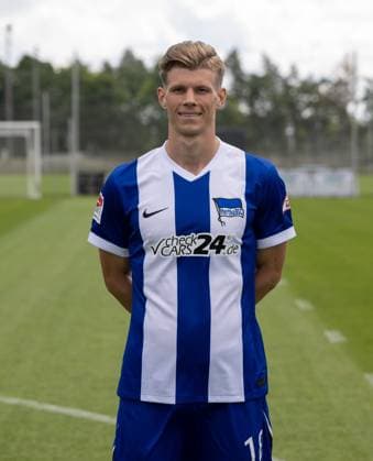 Luca Schuler; Hertha BSC; 2. Bundesliga, Porträttermin 2024 2025, 11.07. 2024,
