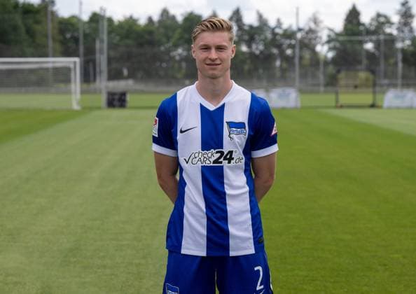 Julian Eitschberger; Hertha BSC; 2. Bundesliga, Porträttermin 2024 2025, 11.07. 2024,