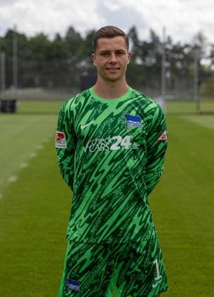 Torwart Tjark Ernst; Hertha BSC; 2. Bundesliga, Porträttermin 2024 2025, 11.07. 2024,
